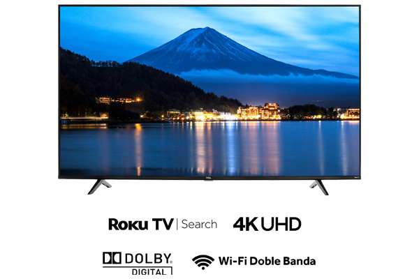WALMART - ROKU TV TCL 65 pulgadas 4K Ultra HD Smart TV LED 65S443