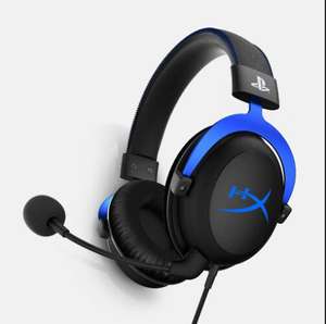 Intercompras: HyperX Cloud - Alámbrica - Micrófono - Para PS4 - Negro con Azul