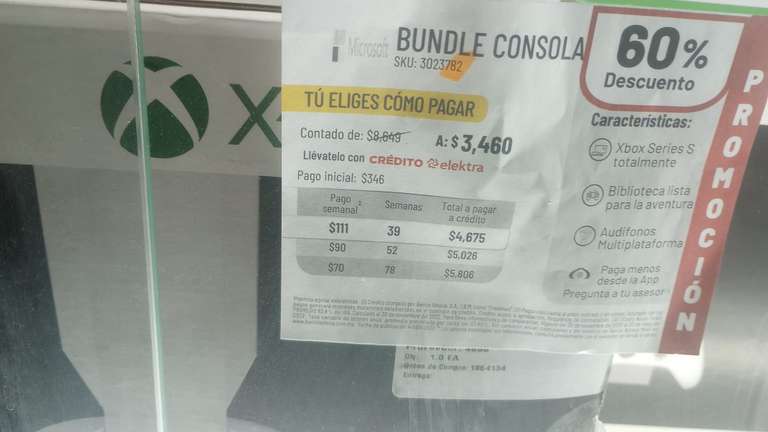 Elektra: Consola Xbox Series S Bundle headset Astro blanco