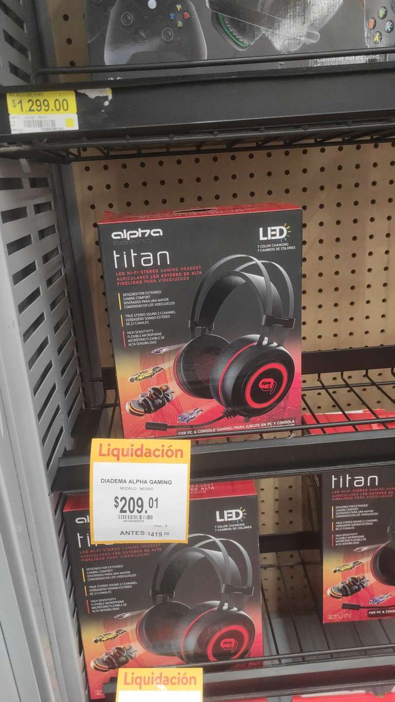 Audífonos Headset para PC o Consola en Walmart
