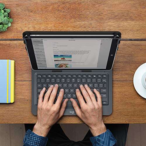 Amazon: Funda teclado Logitech para tablets de 9-10" de segunda mano, como nuevo