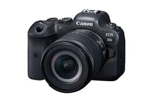 Amazon: Canon Cámara EOS R6 + Lente 24-105mm F4-7.1 IS STM Full-Frame/vídeo 4K a 60Fps Pagando con Banorte.