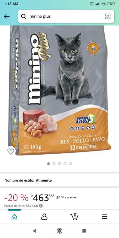 Amazon: croquetas para gato Minino Plus 10Kg