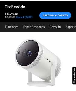 Samsung Store: Proyector Samsung "The Freestyle" UHD 100"
