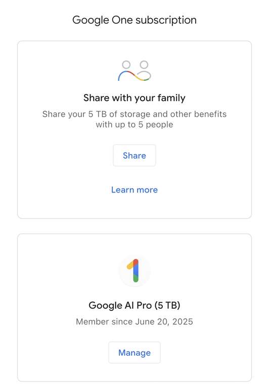 5TB Google One aumento de almacenamiento en la nube at Google - You as ...