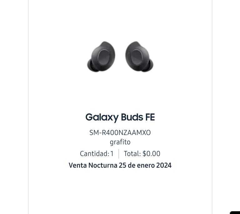 Samsung Store: Galaxy Watch6 (Bluetooth, 44mm) + Galaxy Buds FE gratis $3425 con 1ra compra