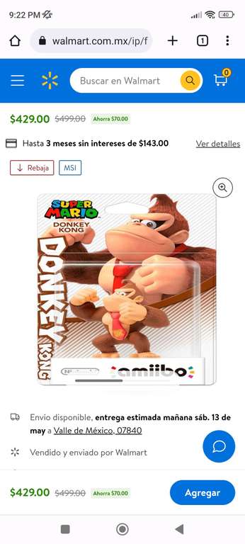 Walmart: Amiibo Donkey Kong