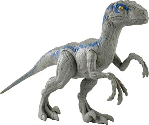 Amazon: Jurassic World, figura Velociraptor Blue de 12 pulgadas