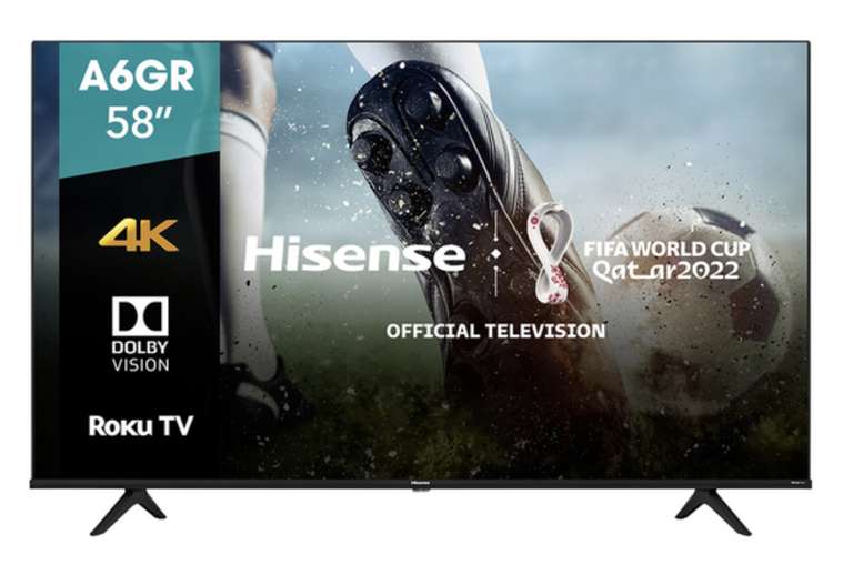 H-E-B: Hisense A6GR 58” Roku Smart Tv, con cupón