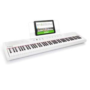 Amazon: Alesis Recital White - Piano eléctrico Digital de color blanco con 88 Teclas Semi-contrapesadas | Pagando con BBVA