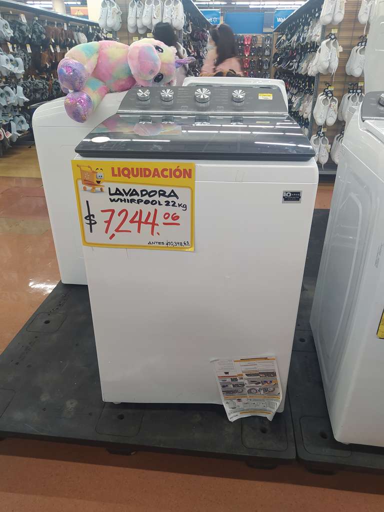 Walmart : lavadora Whirlpool 22 kg
