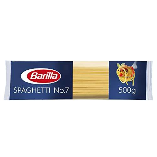 Amazon: Spaghetti No.7 Barilla de 500g | Envío gratis con Prime (cantidad mín 3)