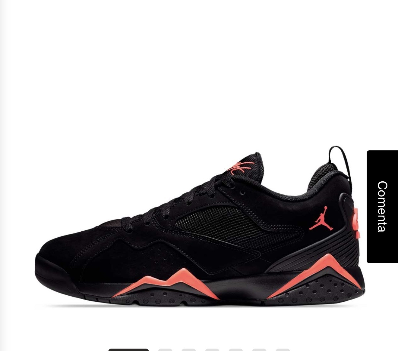 Innvictus: Tenis Air Jordan Mvp 92 Black Infrared, Cuero Nobuk (No gamuza)