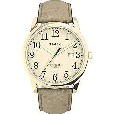 Amazon: Timex Easy Reader Date - Reloj de piel de 38 mm para mujer