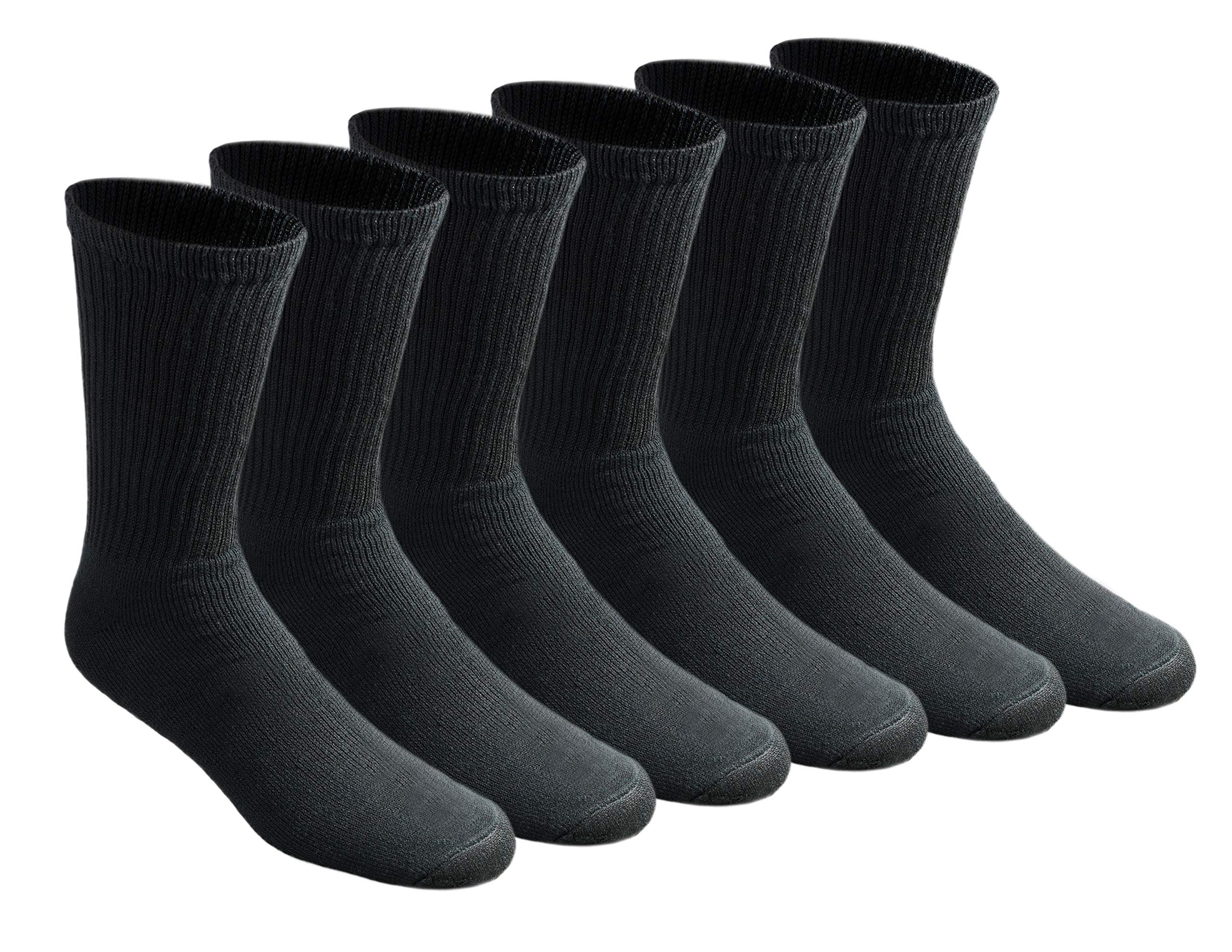 Amazon: Dickies Men's Multi-3 meses sin intereses, Pack Cushion Crew Socks (Pack of 12)