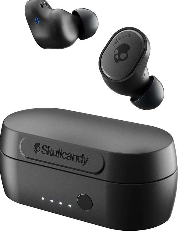 Amazon. Skullcandy Sesh Evo True Wireless In-Ear Auriculares Bluetooth Compatible con iPhone y Android / Estuche de carga y micrófono