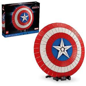 Amazon: LEGO Set de Juguetes de construccion Super Heroes Marvel 76262 Escudo del Capitán América 3128 Piezas
