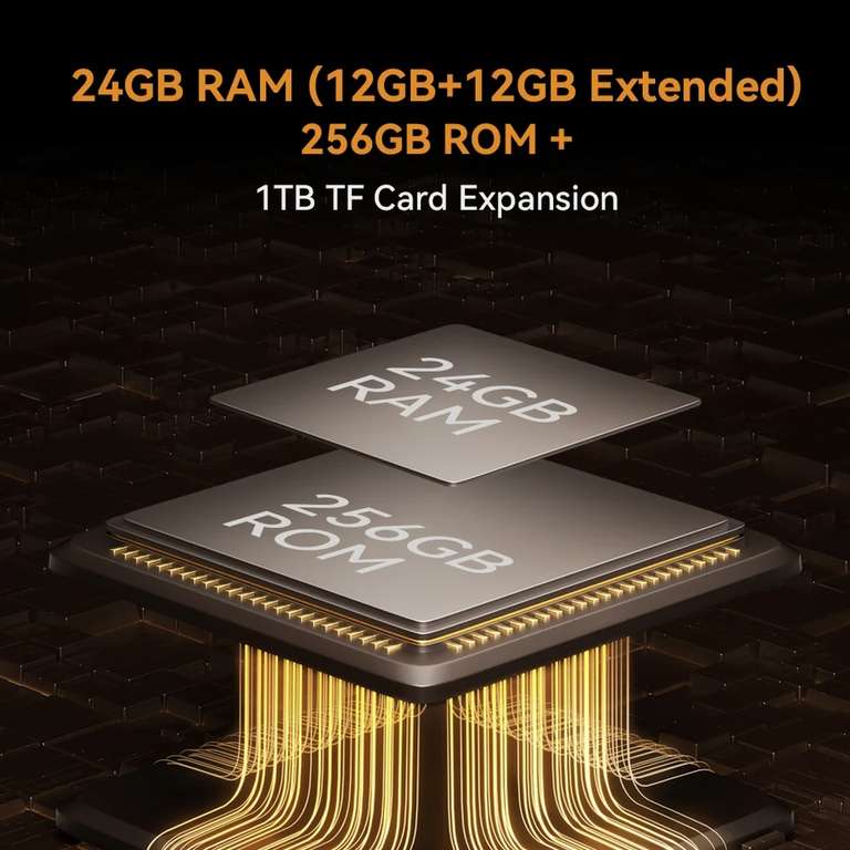 Aliexpress celular cubot x70 24gb de ram y 256gb de memoria interna expandible a 1 tera via microsd.