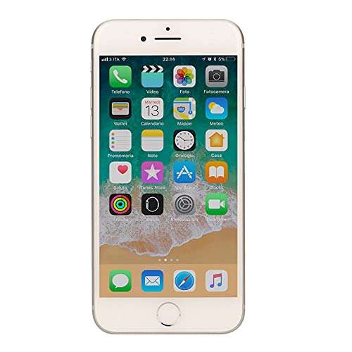 Amazon Apple iPhone 8, 64GB, Silver - Fully Unlocked (Reacondicionado)