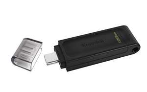 Amazon: Kingston Memoria USB-C DT70 128GB Tipo C 3.2 Gen 1