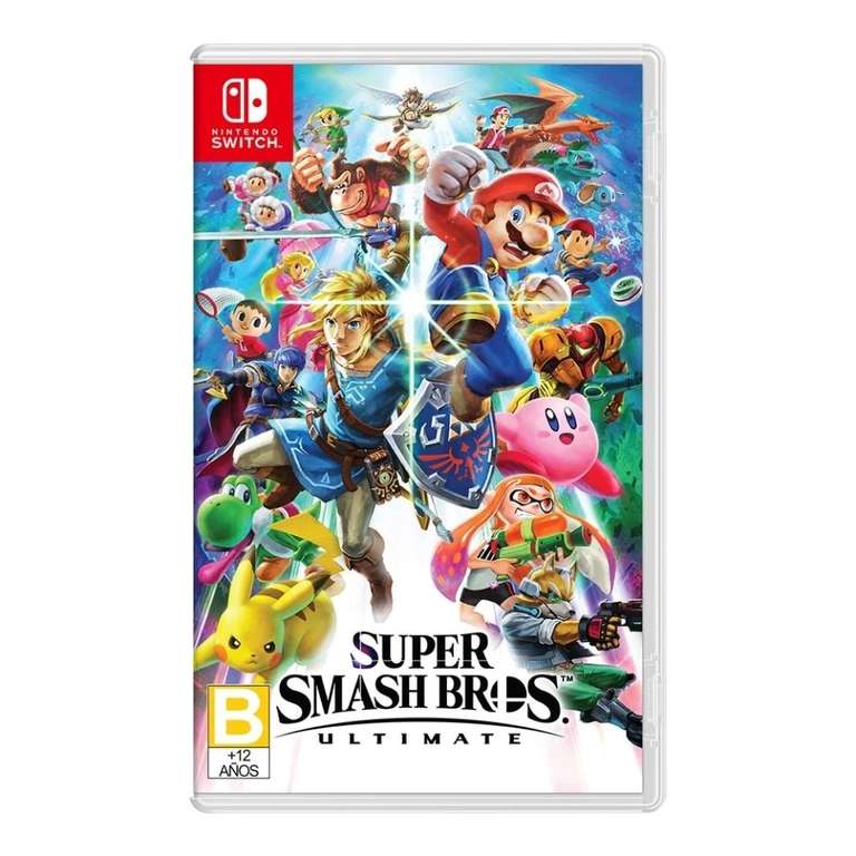 Walmart y Amazon: Super Smash Bros Ultimate switch