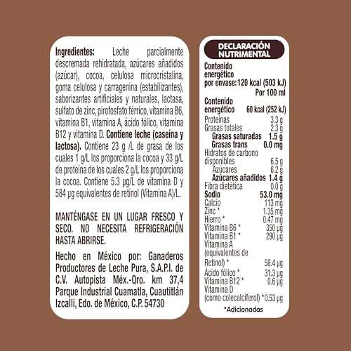 Amazon: Alpura Vaquitas Leche 100% de Vaca sabor chocolate