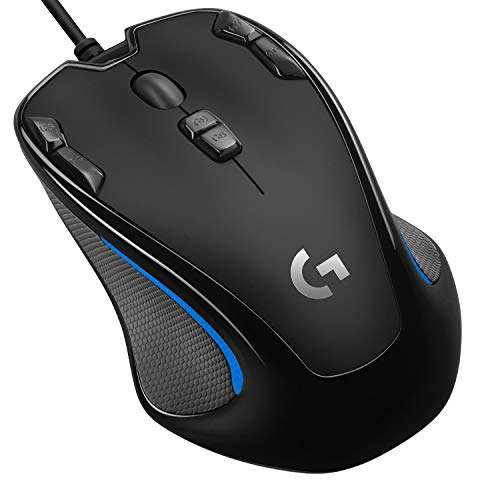 Amazon: Logitech G300s Mouse Gaming con Cable, Ambidiestro, RGB, Peso Reducido, 9 Botones Programables, Memoria Integrada, PC/Mac - Negro