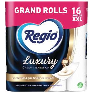 Amazon: Regio Luxury Creamy Sensation Papel Higiénico con Hojas Dobles XXL - 1 x 16 unidades