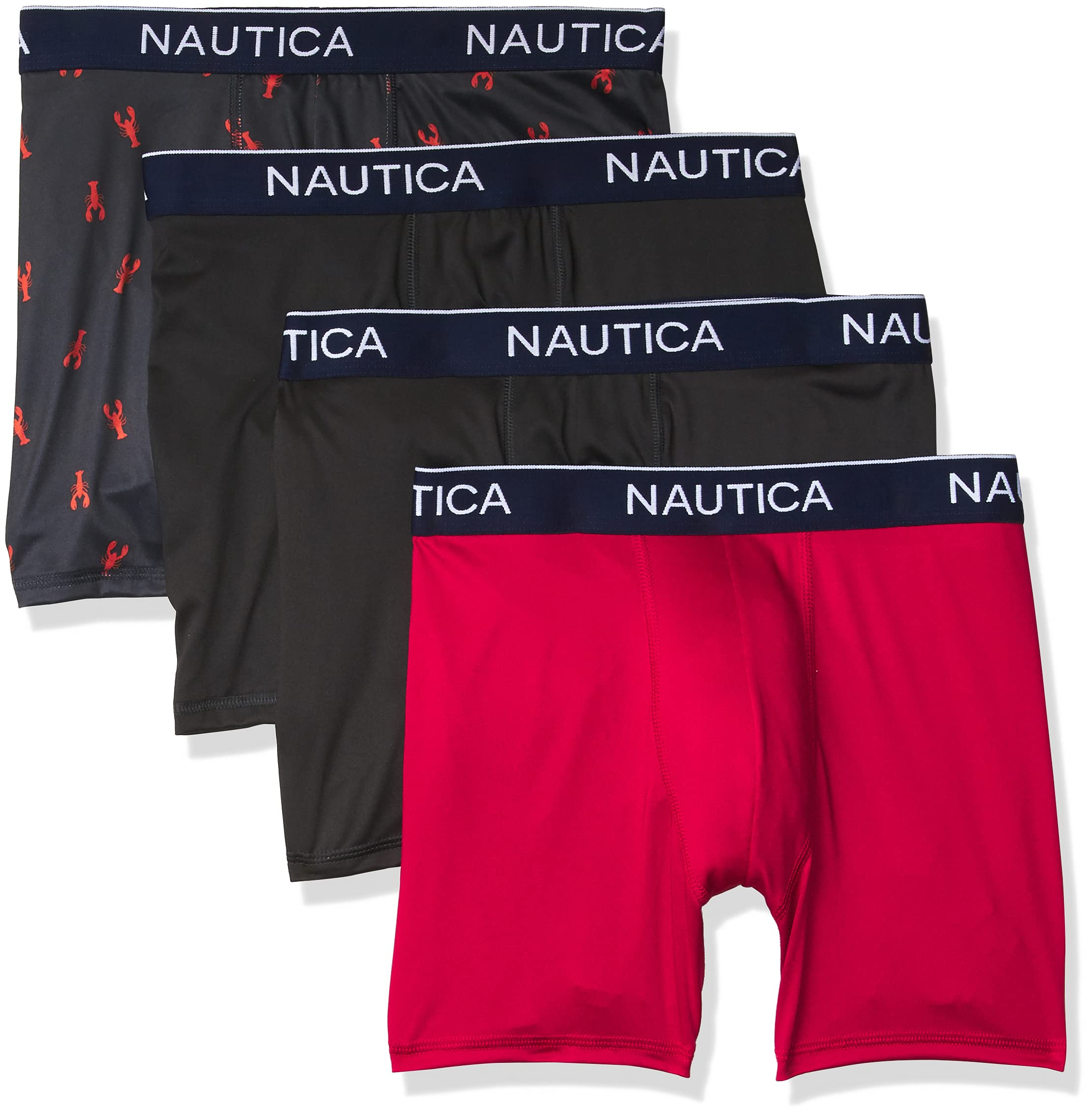 Amazon: Nautica Paquete de 4 Calzoncillos Tipo Calzones Micro Ropa Interior de Hombres para Hombre