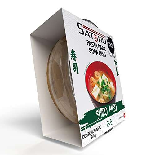 Amazon, Satoru Pasta para hacer Sopa Miso blanco, 200 gramos - envío gratis con prime