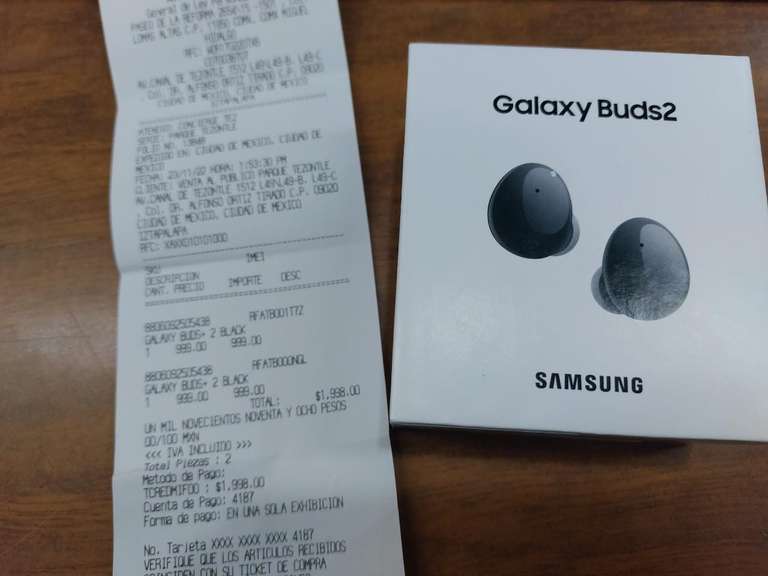 Galaxy buds 2 en super descuento (Tiendas SAMSUNG)