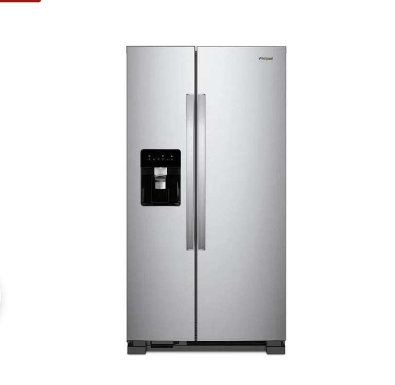 Refrigerador Whirlpool 25 Pies Duplex WD5620S Acero en Elektra