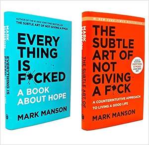 Amazon: Mark Manson - The Subtle Art of Not Giving a F*ck y Everything Is F*cked (edición inglés)