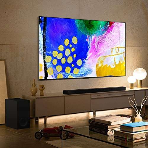 Amazon: LG Pantalla OLED TV EVO Gallery Edition 65" 4K Smart TV con ThinQ AI OLED65G2PSA
