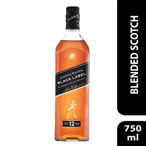 Amazon: Johnnie Walker 12 Black Label 750 ml