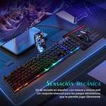 Amazon: Kit de Teclado + Mouse Gamer con Cable y RGB