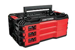 Amazon: CRAFTSMAN Kit de herramientas mecánicas con caja de 3 cajones, 216 pieza | Oferta Prime