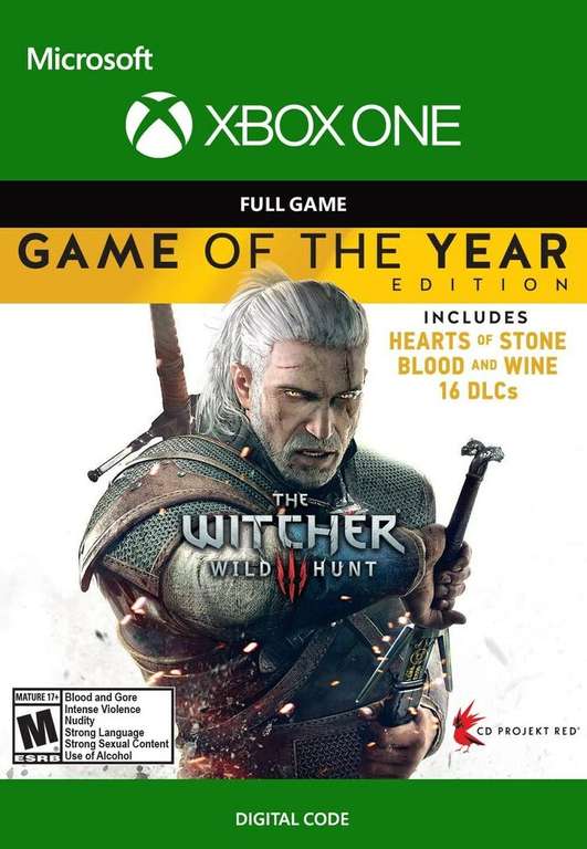 Eneba: The Witcher 3: Wild Hunt GOTY (Xbox One) Xbox Live Key ARGENTINA