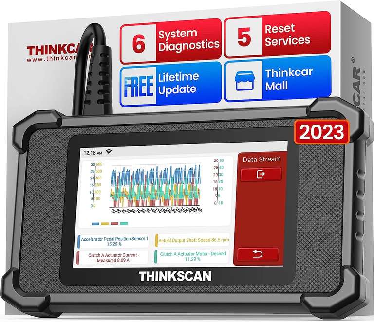 Amazon: THINKCAR Escáner OBD2 THINKSCAN SR6 herramienta de escaneo, escáner de coche
