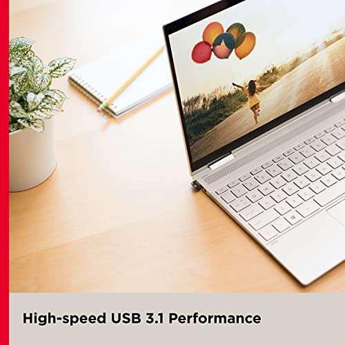 Amazon: Sandisk SDCZ430-064G-G46 Memoria Usb Ultra Fit Diseño Ultracompacto 64Gb Usb 3.2 Gen1 Negro