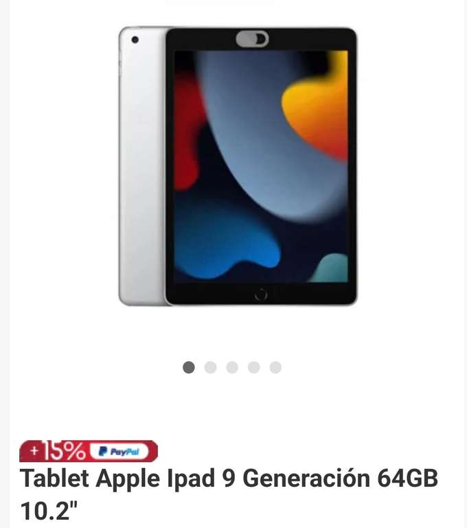 Linio: Tablet Apple Ipad 9 Generación 64GB 10.2". 15% PAYPAL + 15% BBVA a 12 MSI