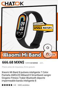 AliExpress: Xiaomi Mi Band 8 $625