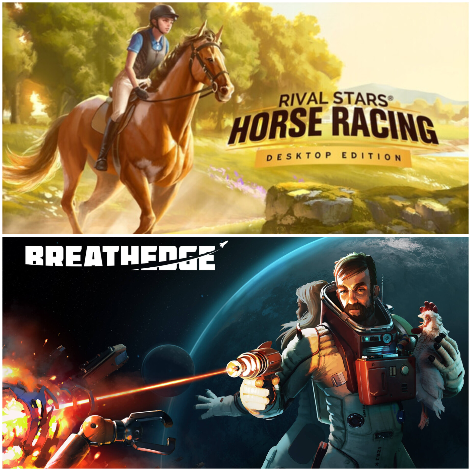 Epic Games: GRATIS Rival Stars Horse Racing: Desktop Edition y Breathedge (27 de agosto)
