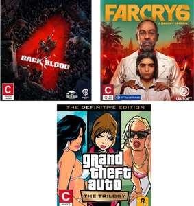 Game Planet: Back 4 Blood ($200), Far Cry 6 ($300), GTA The Trilogy ($300) - PS4 - PS5 - Xbox Series X - Xbox One