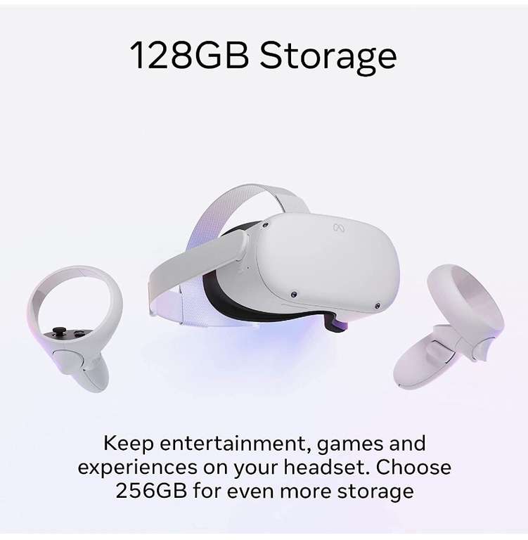 Amazon: 2 paquetes de meta quest 2 realidad virtual 128GB