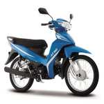 Elektra: Motocicleta de Trabajo Italika AT110 Azul con Blanco