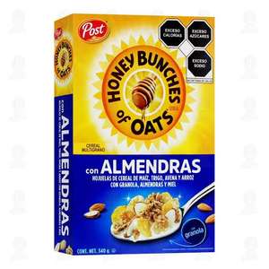 Tiendas Ley: Cereal honey bunches of oats con almendras post 340 gr