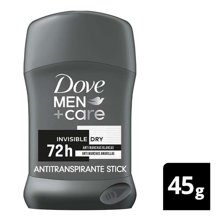 Amazon: Antitranspirante en Barra Dove Men Care Invisible Dry 45 g