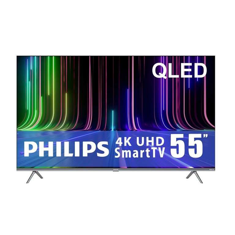 Bodega Aurrera: TV Philips 55 Pulgadas Qled 4K Smart 55PUL7973/F8