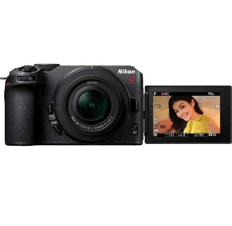 Amazon: Nikon z30 con lente kit a súper súper precio